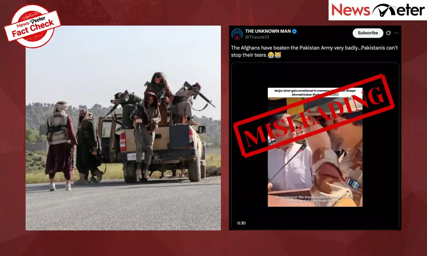 Fact Check: Afghan-Pak conflict: Pakistan army officer cries after Afghanistan’s attack? Here’s what happened