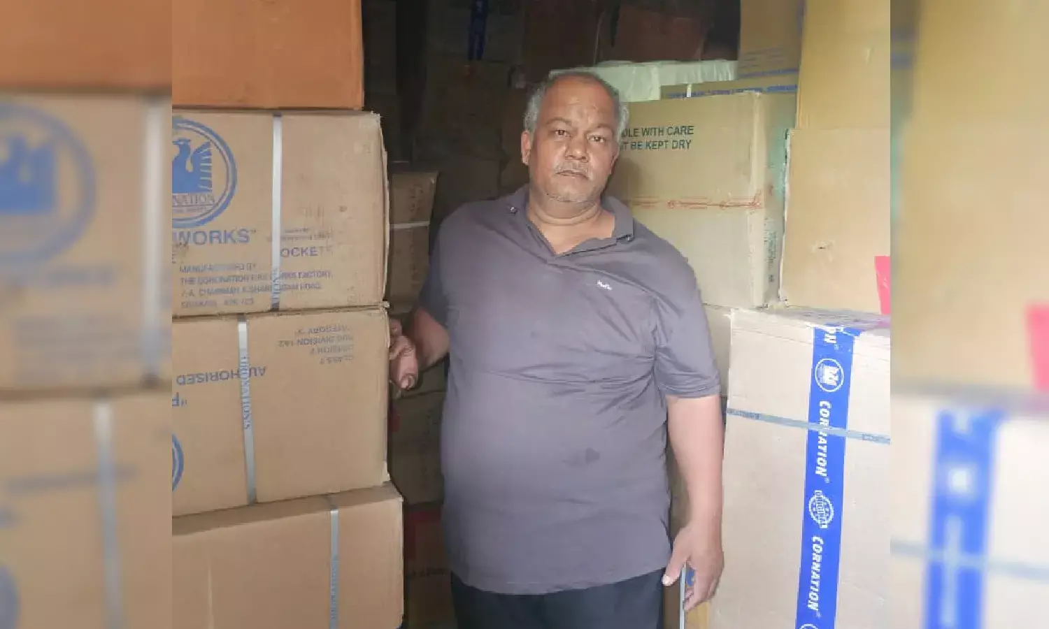 Illegal firecracker godown in crowded Tirumalgherry area shut; Rs 45 lakh stock seized, 1 held