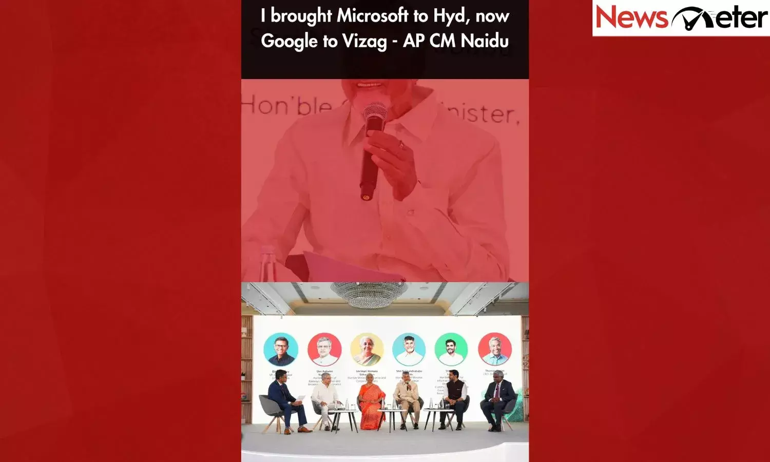 I brought Microsoft to Hyd, now Google to Vizag - AP CM Naidu