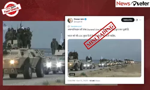 Fact Check: Pak-Afghan conflict ā Taliban convoy marches to Pakistan? Here are the facts