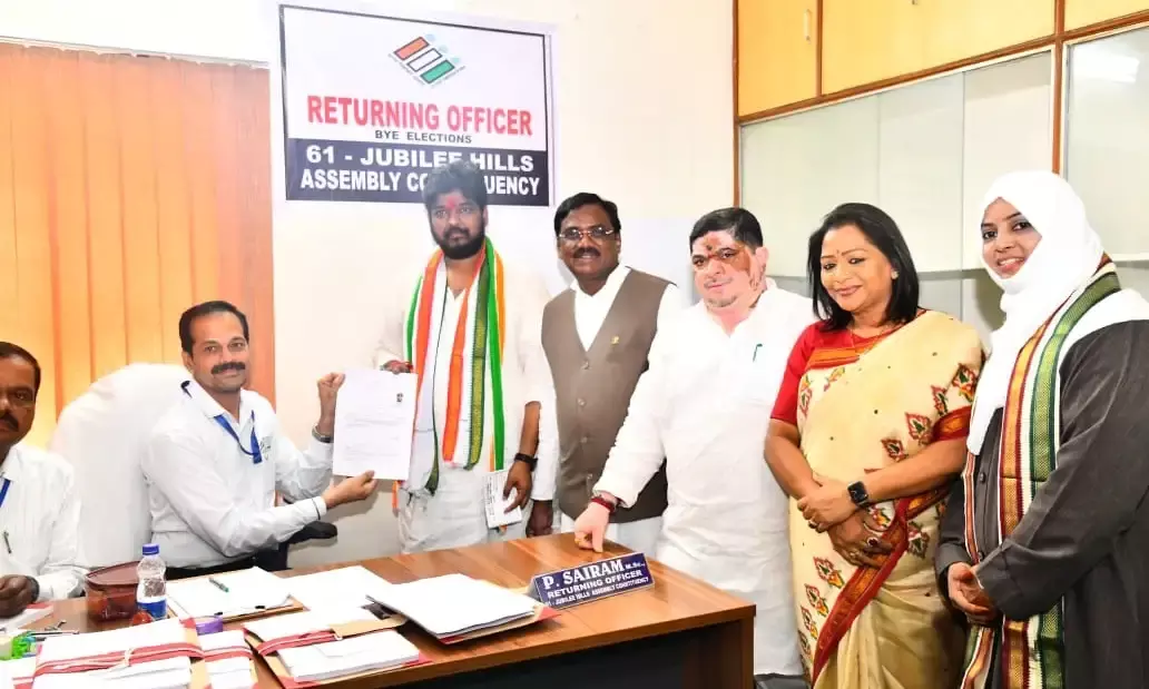 Jubilee Hills bypoll: Congress candidate Naveen Yadav declares Rs 30 crore assets, 7 criminal cases