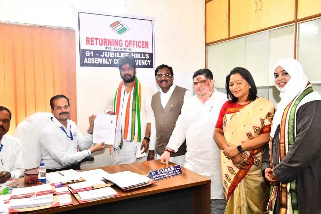 Jubilee Hills bypoll: Congress candidate Naveen Yadav declares Rs 30 crore assets, 7 criminal cases Jubilee Hills bypoll: Congress candidate Naveen Yadav declares Rs 30 crore assets, 7 criminal cases