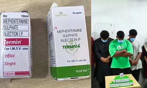 Secunderabad:  DCA raids illegal facility at Namalagundu, seizes bodybuilding drug `Mephentermine Sulphateā