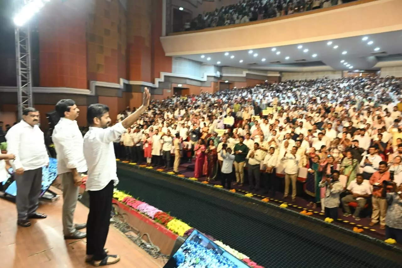 CM Revanth urges new Telangana surveyors to protect land rights, boundaries CM Revanth urges new Telangana surveyors to protect land rights, boundaries