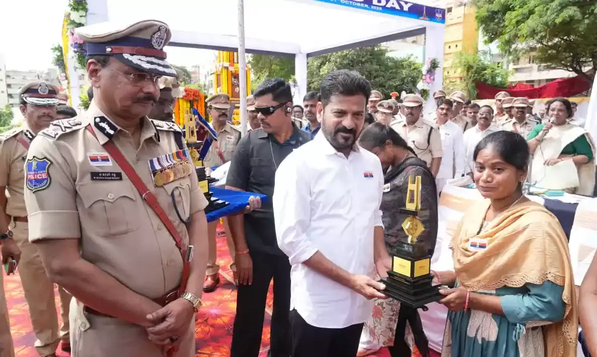 CM Revanth appeals to Maoists to join mainstream, announces aid to families of police martyrs