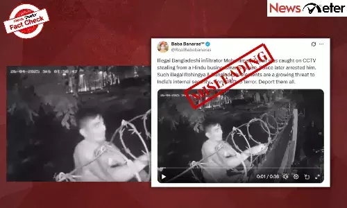 Fact Check: Bangladeshi infiltrator steals from Hindu businessmans home in India? No, video is from Paraguay