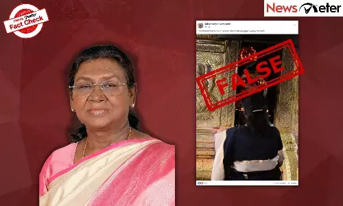 Fact Check: President Murmu shares images of Sabarimala Ayyappa Swamy idol? No, it is Malikappurathamma
