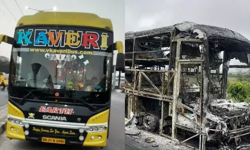 Kurnool bus fire: Bengaluru-bound private bus had 16 pending challans, Rs 23,000 in unpaid fines