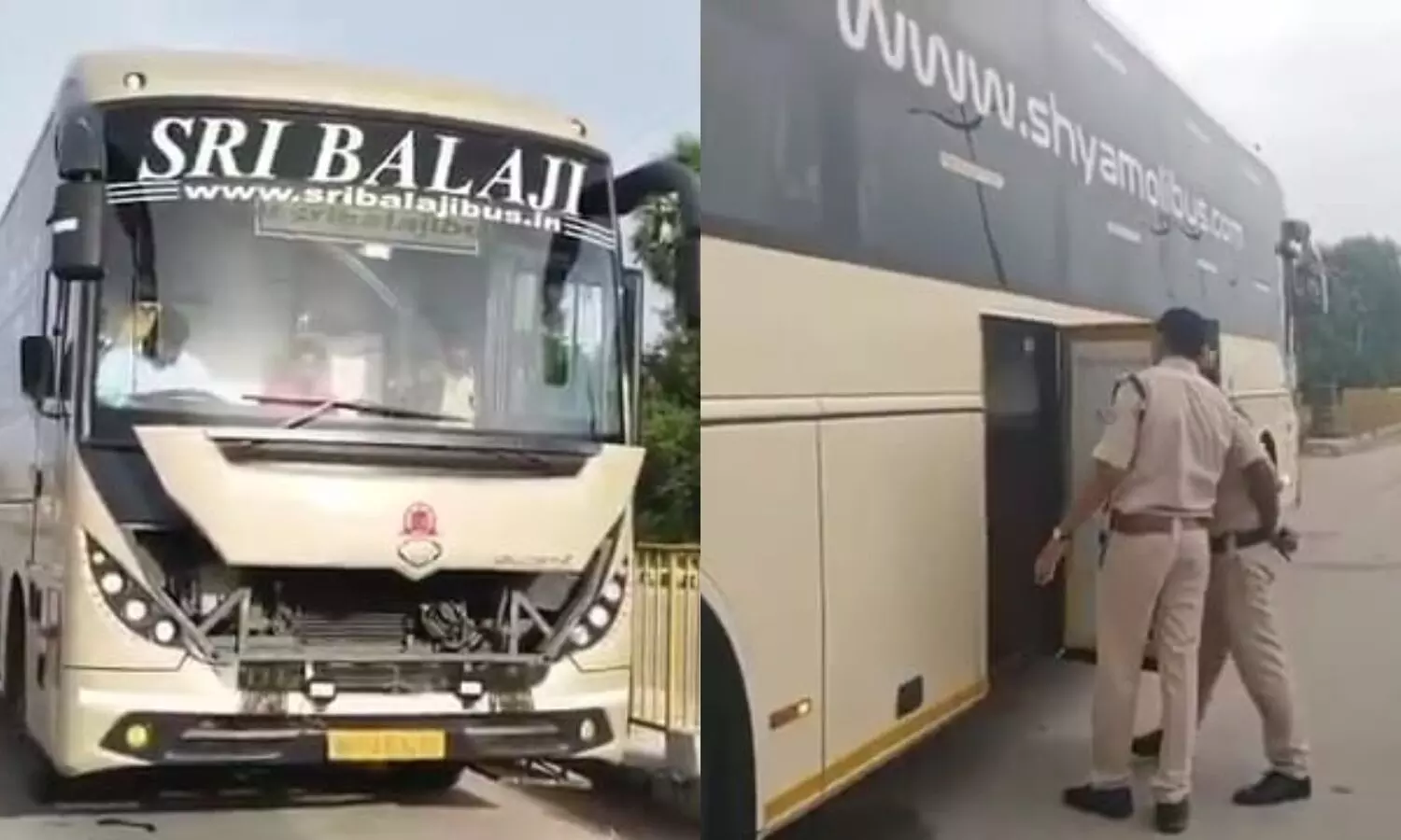 Kurnool bus fire: Transport dept seizes 2 private coaches, ramps up safety checks in Telangana Kurnool bus fire: Transport dept seizes 2 private coaches, ramps up safety checks in Telangana