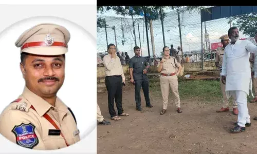 Hyderabad DCP Chaitanya opens fire during theft attempt in Chaderghat; one suspect injured Hyderabad DCP Chaitanya opens fire during theft attempt in Chaderghat; one suspect injured