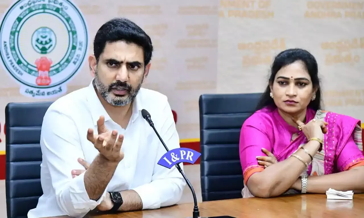 As Cyclone Montha makes landfall, Lokesh warns against venturing near beaches or taking videos