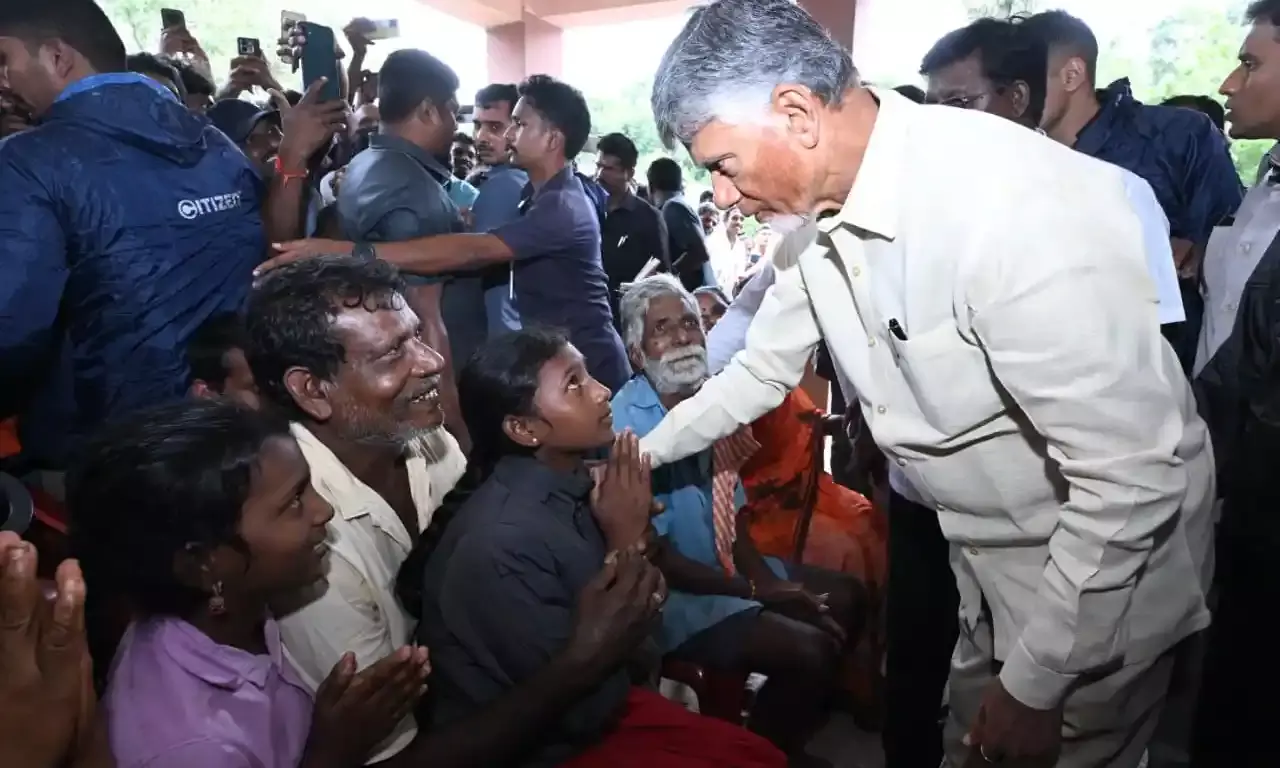 CM Naidu reviews Cyclone Montha damage, flags crop losses in coastal districts