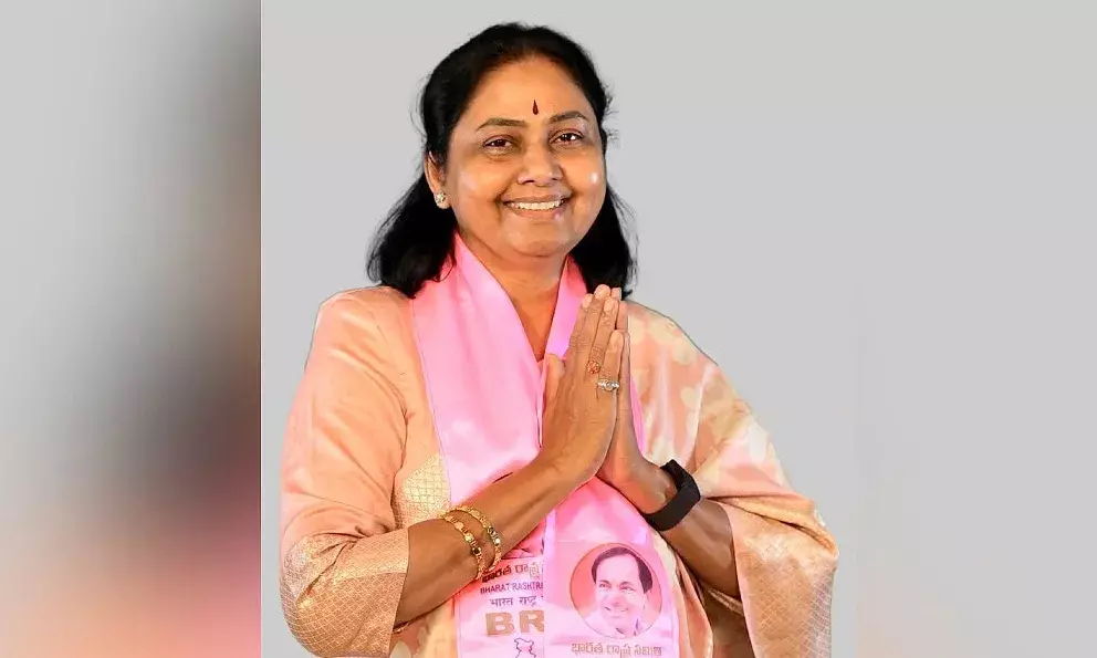 Jubilee Hills by poll: BRS candidate Maganti Sunitha `distributes voter slips; booked for `violating’ MCC