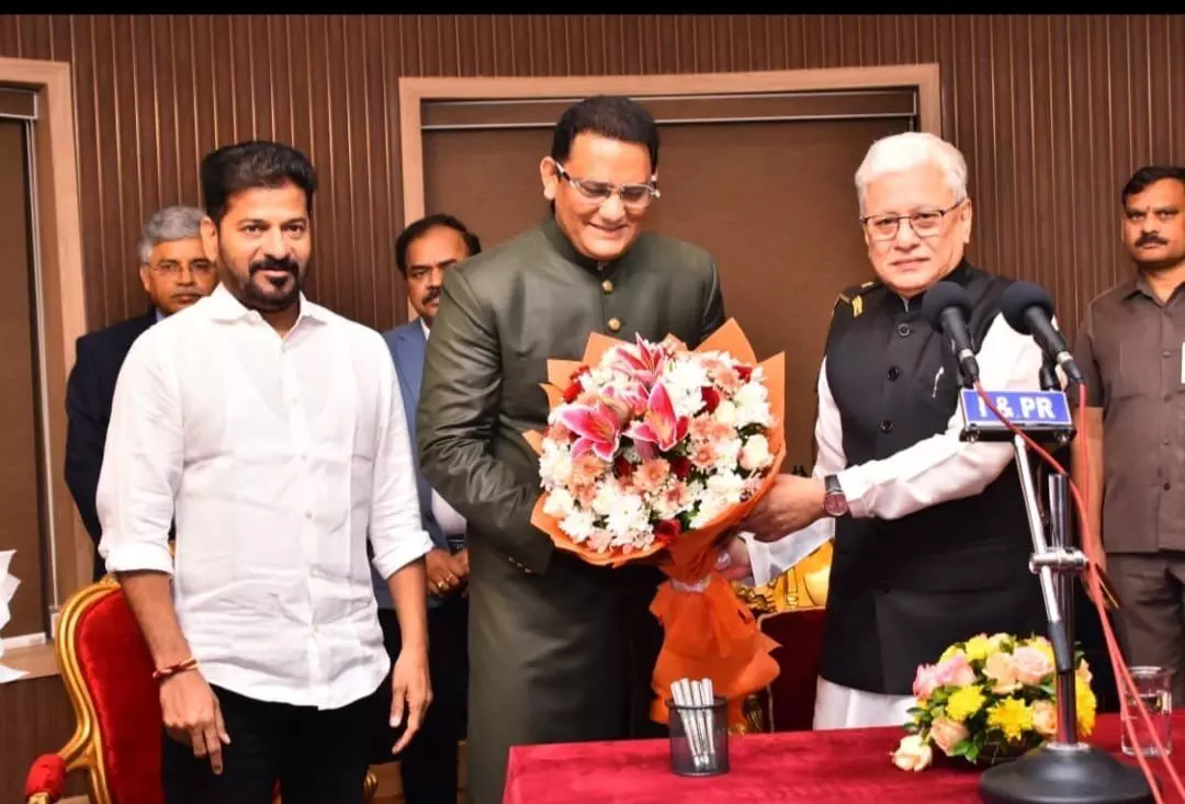 Azharuddin gets Minority Welfare and Public Enterprises portfolios in Telangana Cabinet Azharuddin gets Minority Welfare and Public Enterprises portfolios in Telangana Cabinet