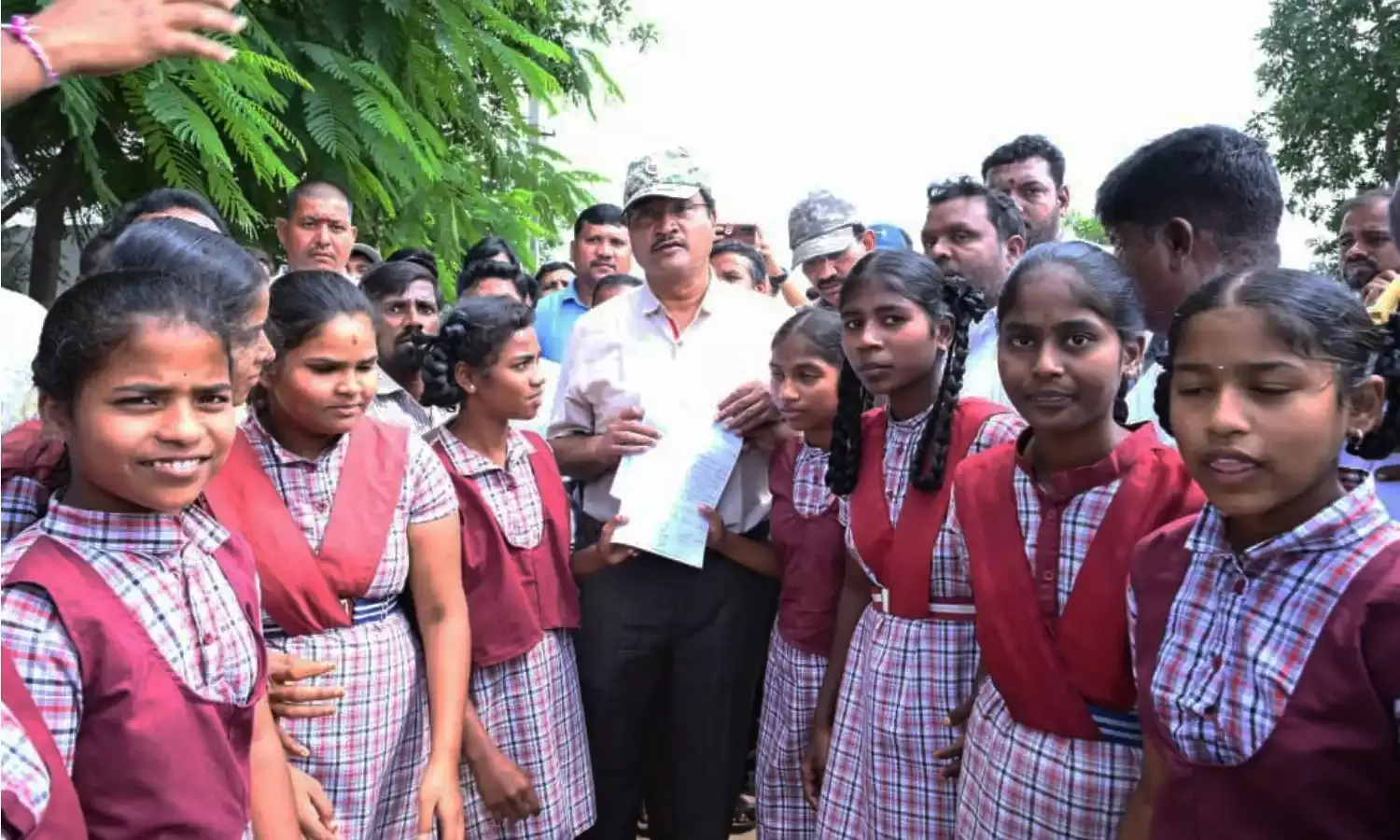 Hyderabad: Schoolgirls plea about flooding moves HYDRAA boss Ranganath; orders to restore drainage along ORR