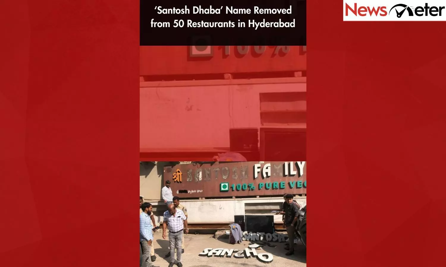 ‘Santosh Dhaba’ Name Removed from 50    Restaurants in Hyderabad