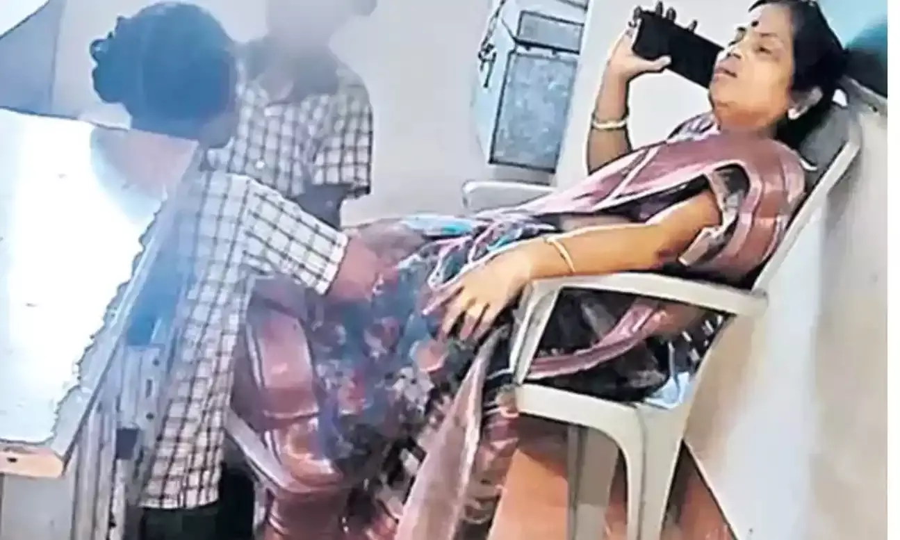 Srikakulam teacher at tribal girls’ school suspended after video shows students massaging her feet