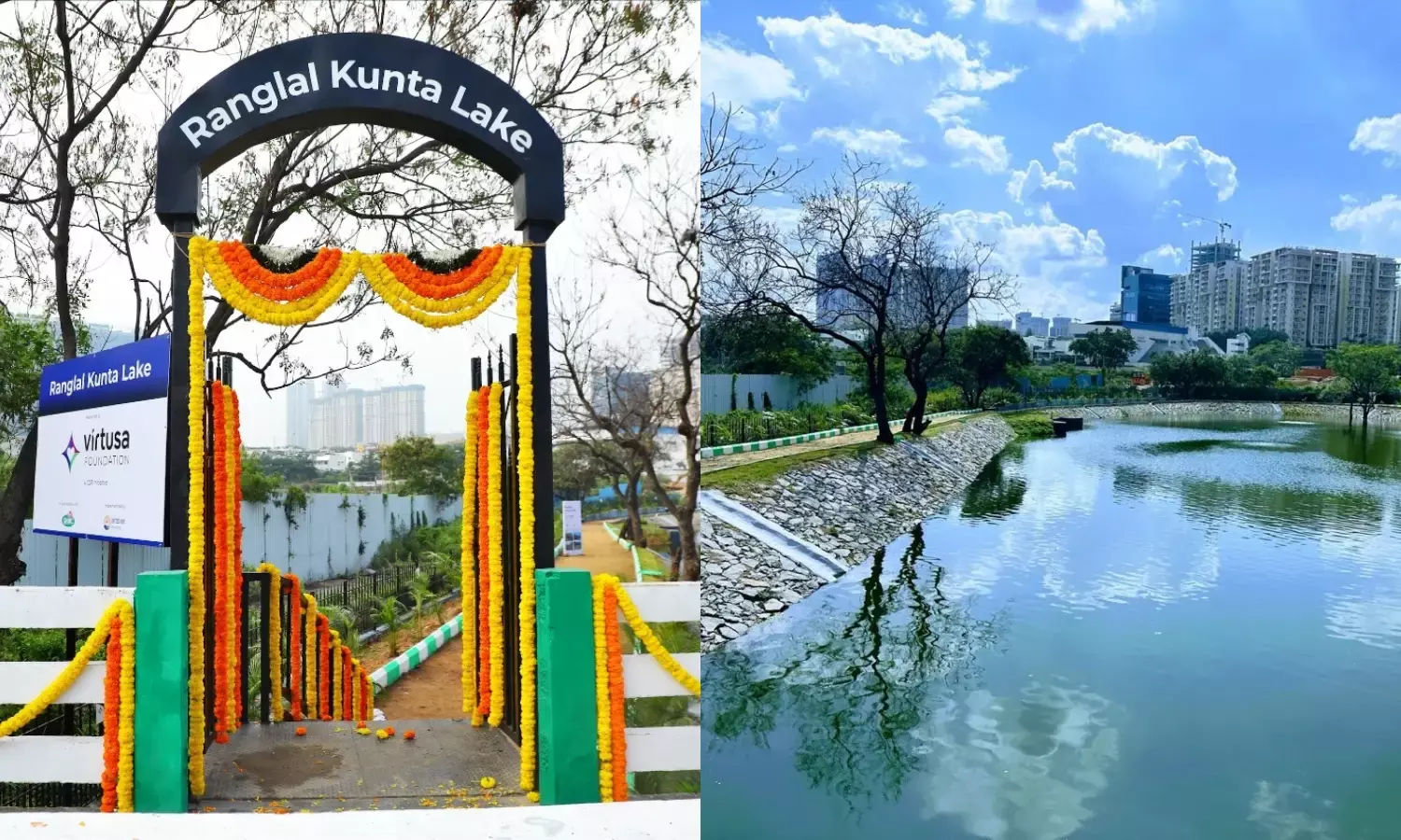 Virtusa Foundation restores 3.5-acre Ranglal Kunta in Financial District