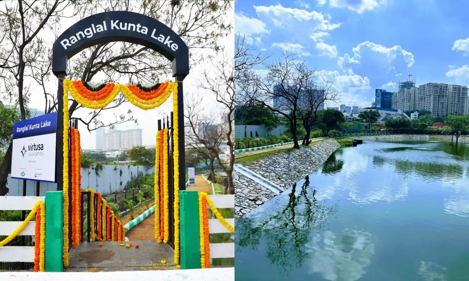 Virtusa Foundation restores 3.5-acre Ranglal Kunta in Financial District Virtusa Foundation restores 3.5-acre Ranglal Kunta in Financial District