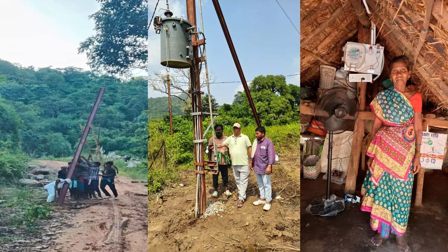 Alluri Sitarama Raju: For the first time, electric bulbs glow in remote Gudem Alluri Sitarama Raju: For the first time, electric bulbs glow in remote Gudem