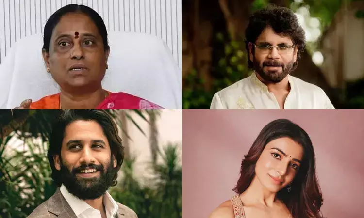 `I regretā: Surekha apologizes to actor Nagarjuna for Naga Chaitanya-Samantha divorce remarks `I regretā: Surekha apologizes to actor Nagarjuna for Naga Chaitanya-Samantha divorce remarks