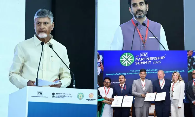 CII Summit: CM Naidu unveils plan for Indiaās first drone taxis; AP signs major MoUs on day 1 CII Summit: CM Naidu unveils plan for Indiaās first drone taxis; AP signs major MoUs on day 1