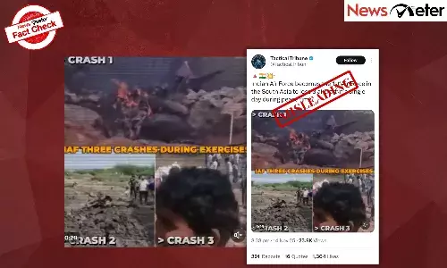 Fact Check: Three Indian Air Force aircraft crashed in a single day? No, here are the facts