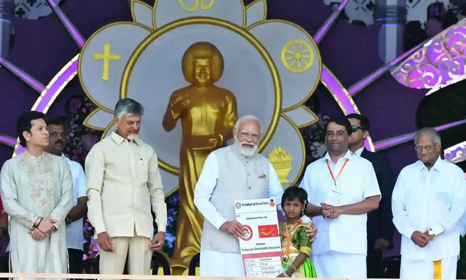 PM Modi, CM Naidu pay tribute to Sathya Sai Baba; spotlight on people’s welfare initiatives