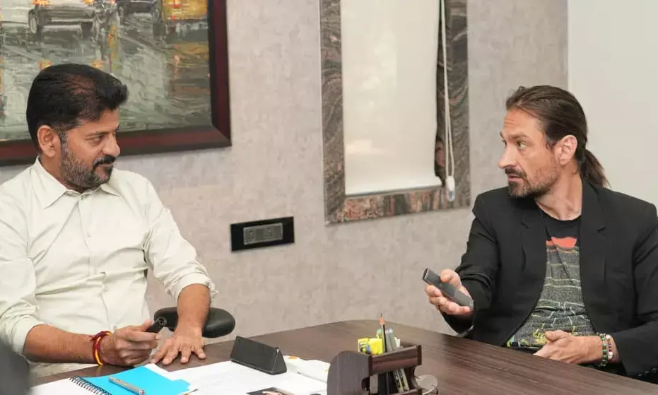 AI for Telangana’s Core Urban Region: CM Revanth, Kipman discuss tech to tackle traffic, flooding