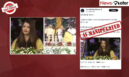 Fact Check: Aishwarya Rai questions PM Modi about ‘losses’ in Operation Sindoor? Here’s the truth