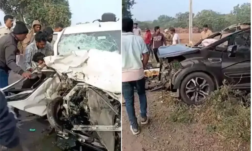 Hyderabad: Two cars collide on Bijapur Highway; 1 dead, several injured
