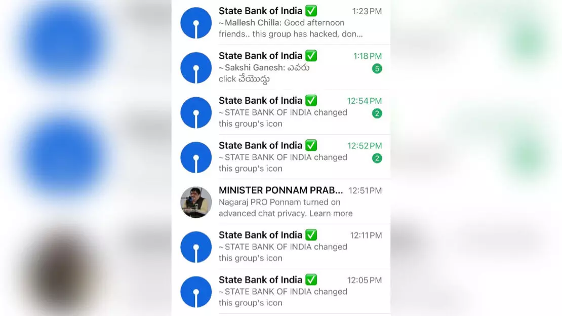 APK file in fake SBI Aadhaar update compromises WhatsApp groups of ministers, officials, journalists in cyber attack APK file in fake SBI Aadhaar update compromises WhatsApp groups of ministers, officials, journalists in cyber attack