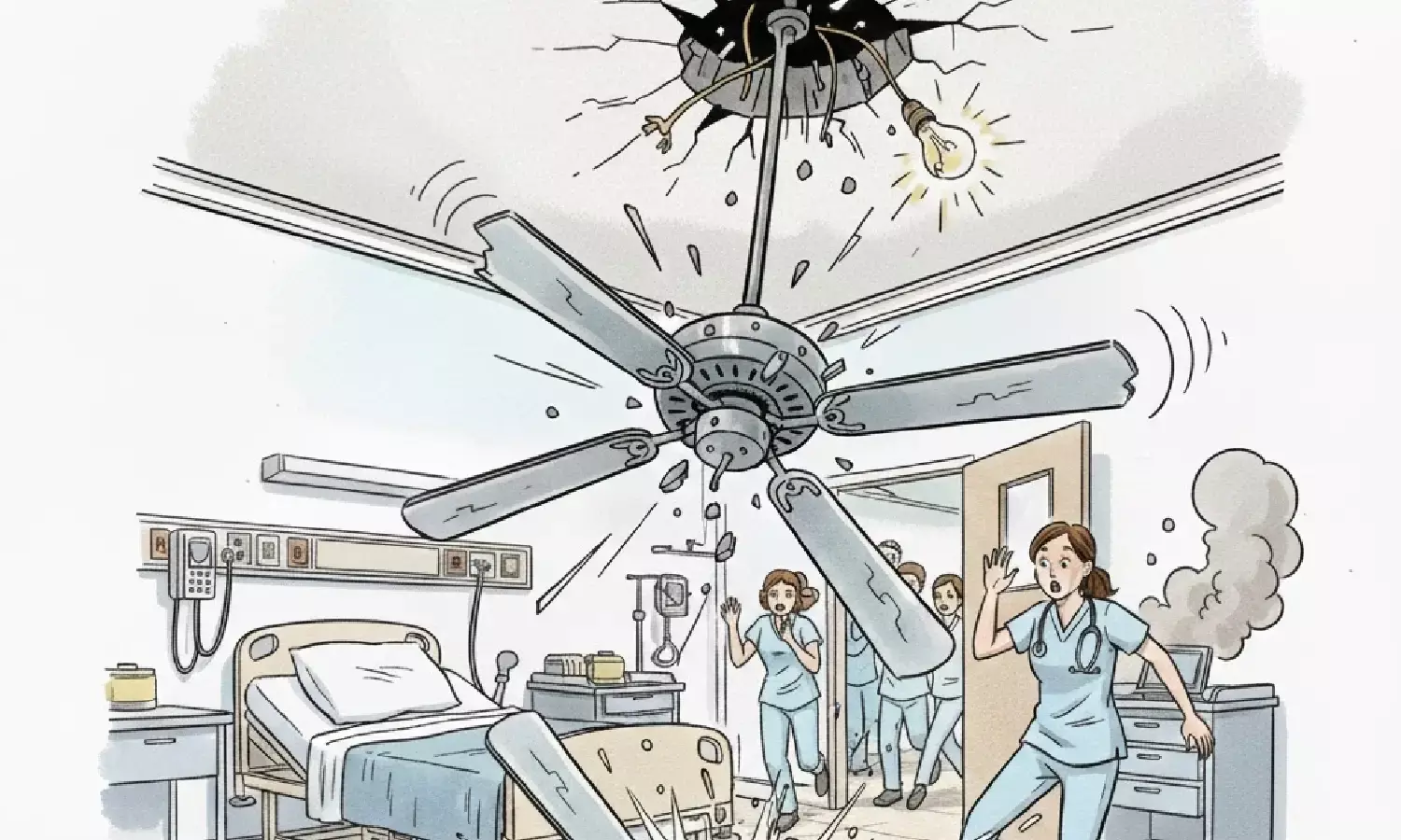 Telangana HRC flags negligence at Adilabad PHC, seeks Rs 50,000 aid after fan falls on newborn