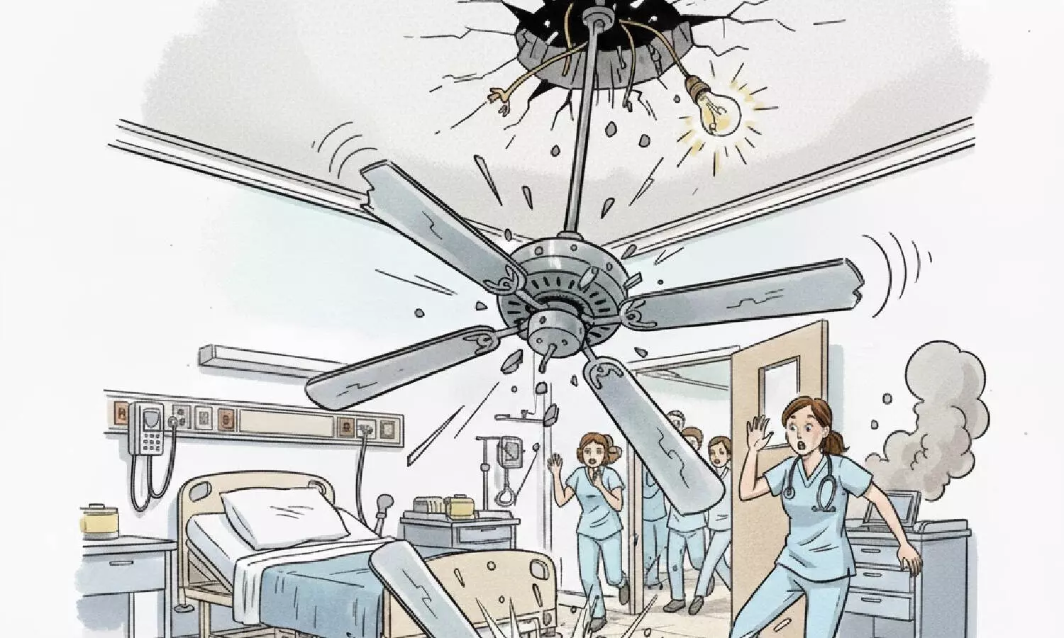 Telangana HRC flags negligence at Adilabad PHC, seeks Rs 50,000 aid after fan falls on newborn