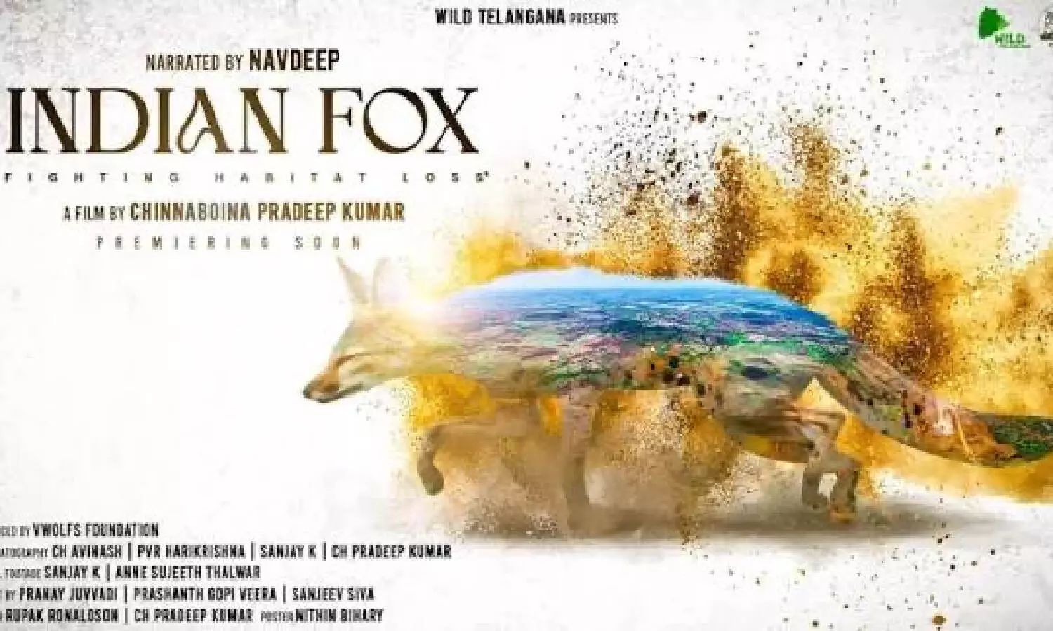 Landmark Telugu wildlife documentary on Indian Fox to show survival challenges in Vikarabad grassland