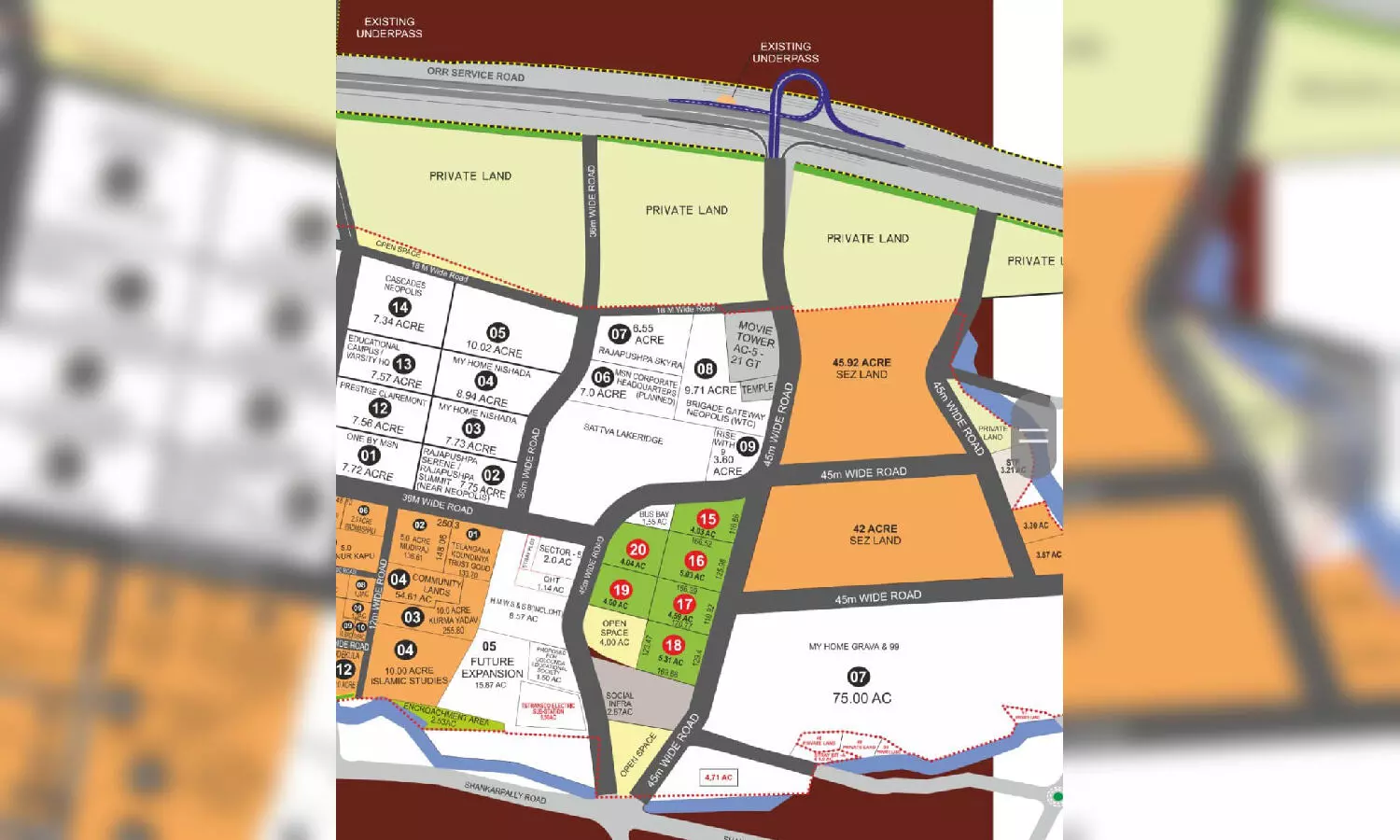 Kokapet Neopolis plot sold at unprecedented Rs 137.25 crore per acre in latest HMDA auction
