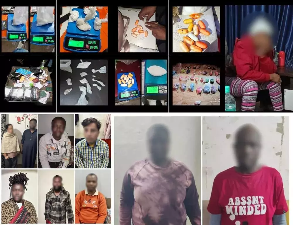 Crackdown on Nigerian drug cartel: Telanganas EAGLE raids Delhi, Vizag, other locations;  sex workers among 50 held