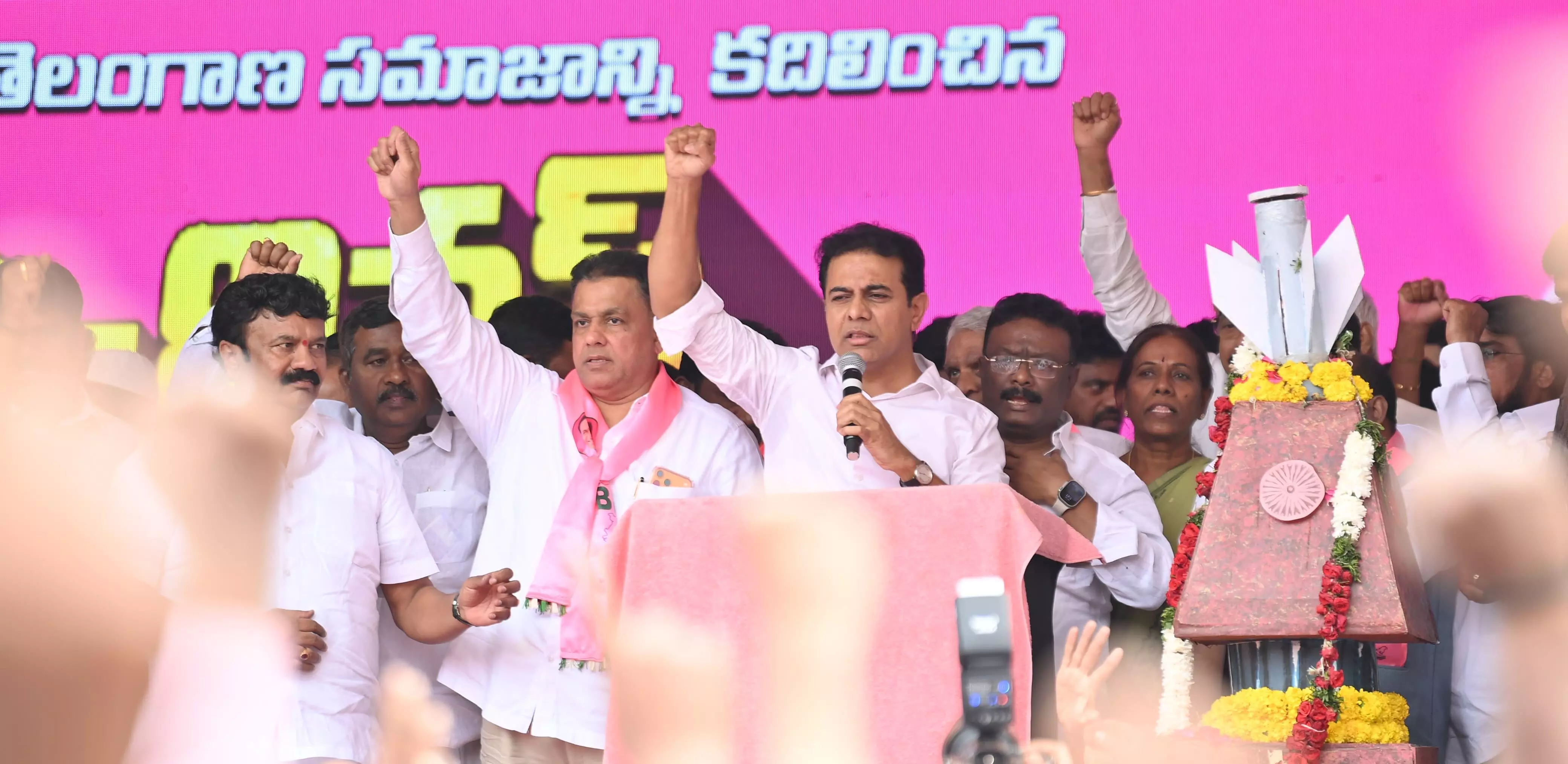 ‘Congress is permanent villain’: KTR calls for renewed resolve to protect Telangana on Diksha Divas