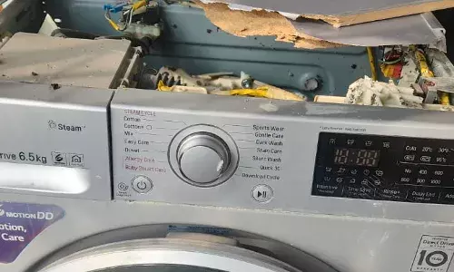 Hyderabad: Case booked against LG after washing machine explodes in residential house at Ameerpet