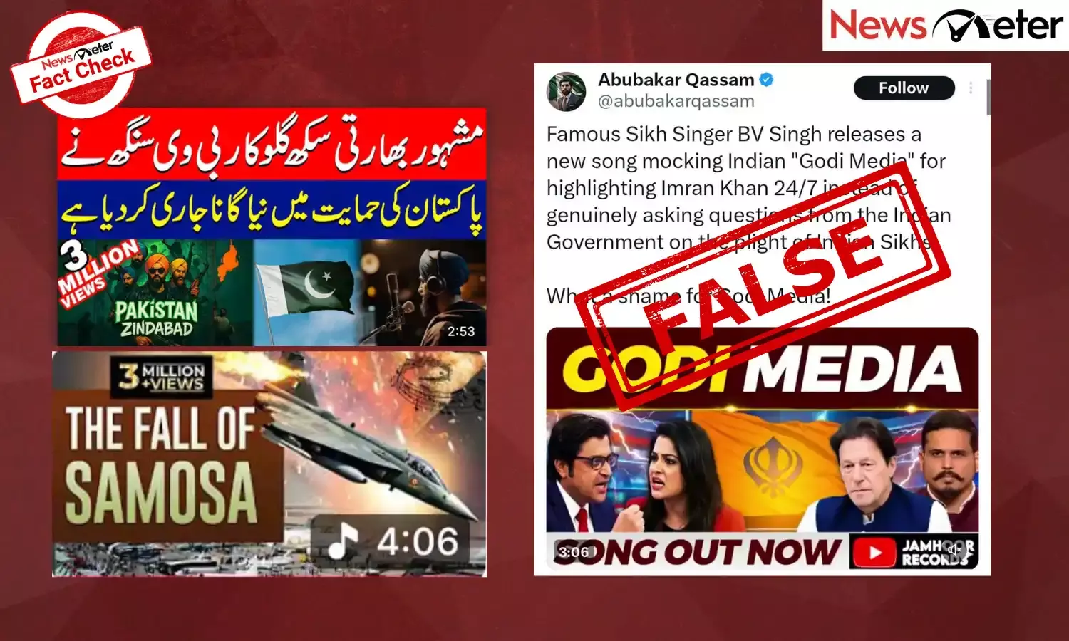Fact Check: Famous Sikh singer BV Singh releases song ‘Godi Media’? No, song is AI-generated; artist is not real