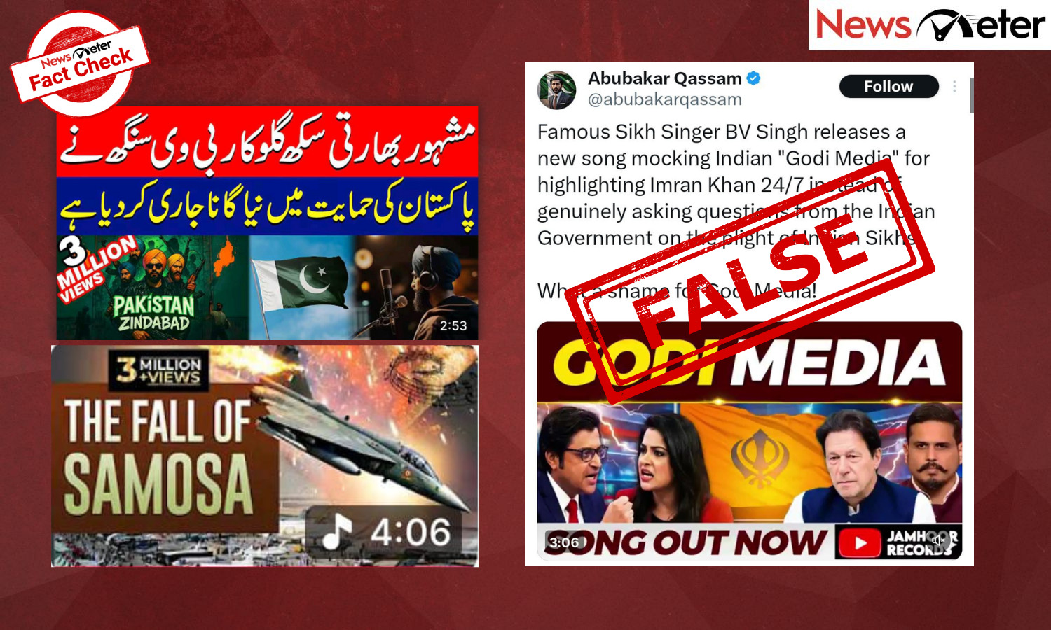 Fact Check: Famous Sikh singer BV Singh releases song ‘Godi Media’? No, song is AI-generated; artist is not real