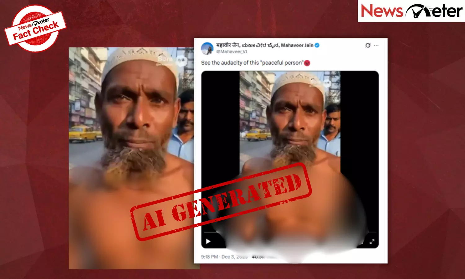 Fact Check: Mamata Banerjees supporter from Bangladesh wants to take over West Bengal? No, video is Al-generated