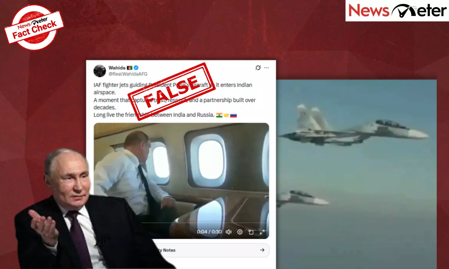 Fact Check: Putin’s visit to India - IAF escorts Russian President’s aircraft before landing? Here are the facts