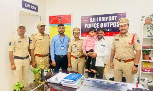 Cyberabad Police reunite missing boy with his father at RGIA