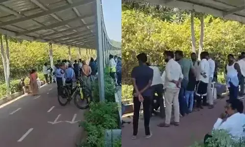 Hyderabad solar cycle track at Janwada misused: Funeral rites block riders; strict enforcement sought