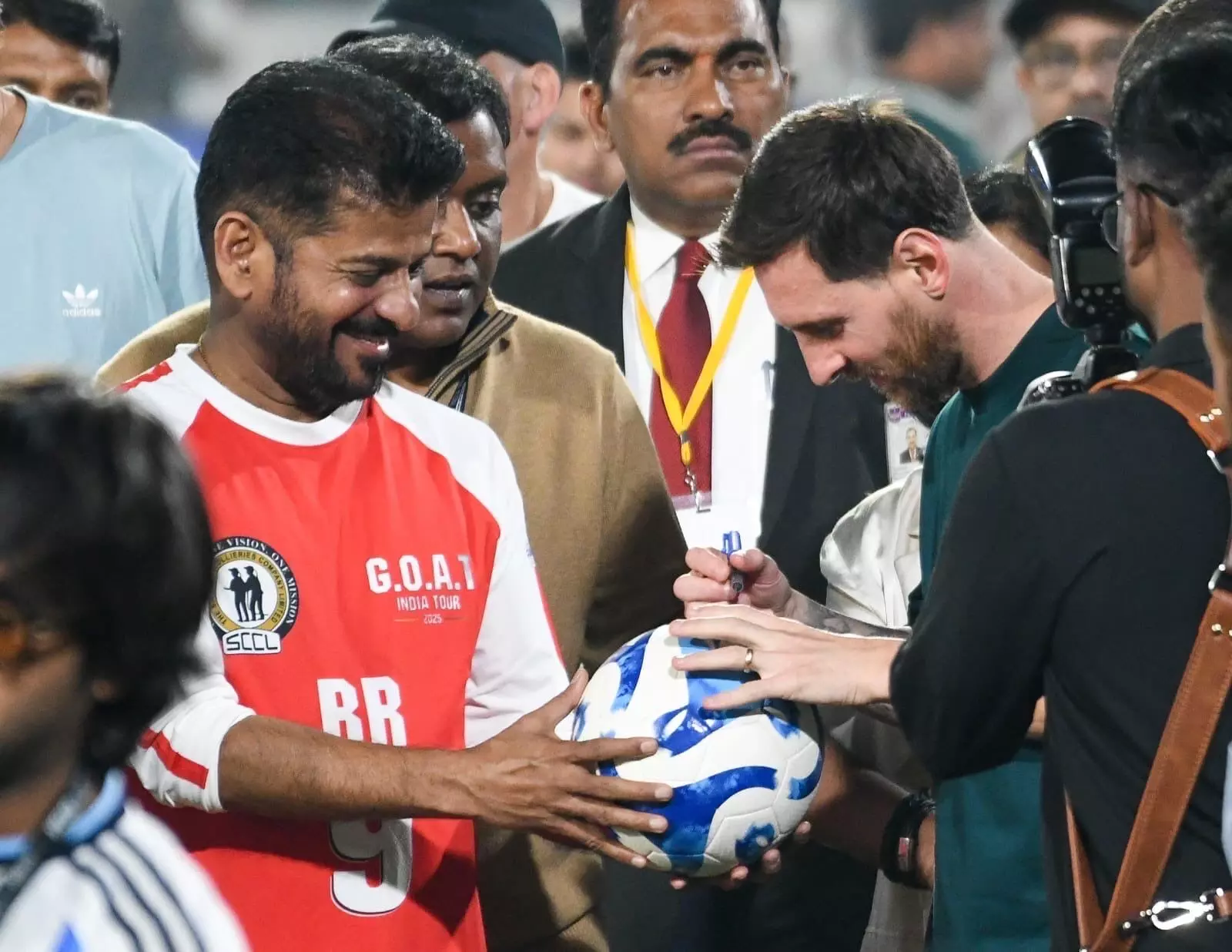 Lionel Messi thrills Hyderabad crowd as GOAT Tour event runs smoothly at Uppal Stadium Lionel Messi thrills Hyderabad crowd as GOAT Tour event runs smoothly at Uppal Stadium