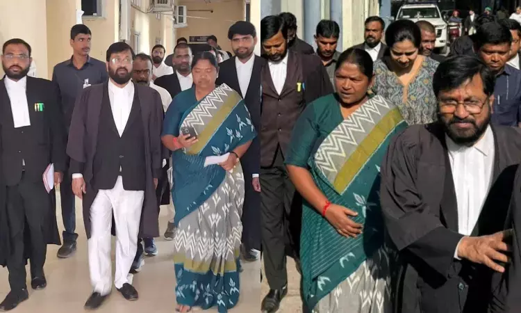 Seethakka appears before Nampally Court in case linked to 2021 Covid-era protest Seethakka appears before Nampally Court in case linked to 2021 Covid-era protest