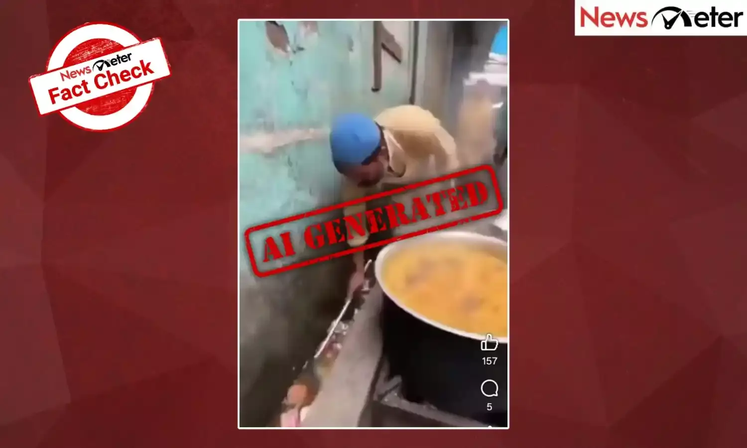 Fact Check: சாக்கடை நீரில் இஸ்லாமியர் உணவு சமைப்பதாகப் பரவும் காணொலியின் உண்மை என்ன?