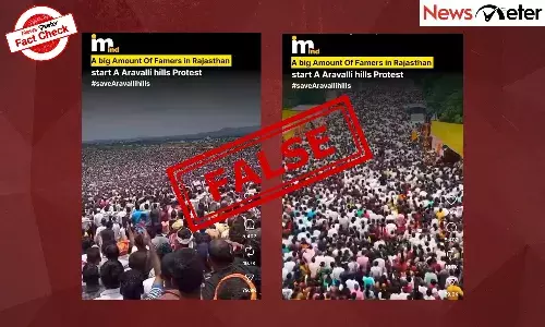 Fact Check: Rajasthan farmers gather to save Aravali Hills? No, videos are old