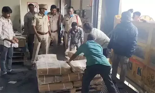 Police seize 189 tonnes of cow meat illegally being exported through Vizag port